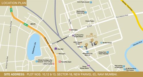 Images for Location Plan of Neelsidhi Bldg C6 01 To 03 Neel Sidhi Prime