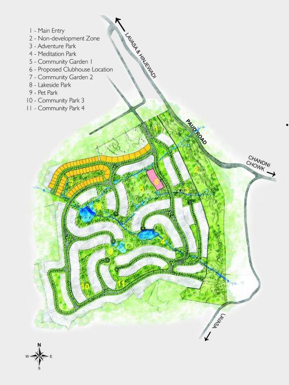  plot no 8 viva pirangut Master Plan