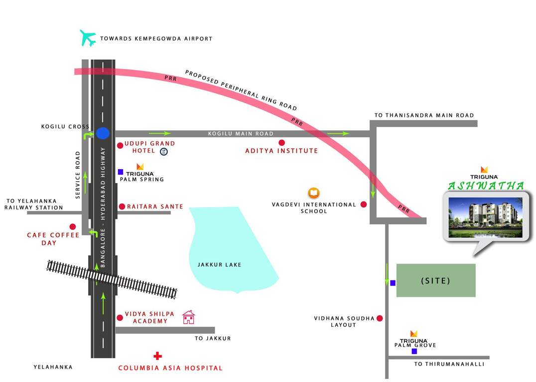 Images for Location Plan of Triguna Ashwatha