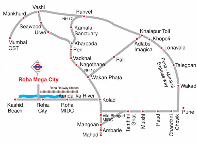 Images for Location Plan of Roha Mega City Phase III