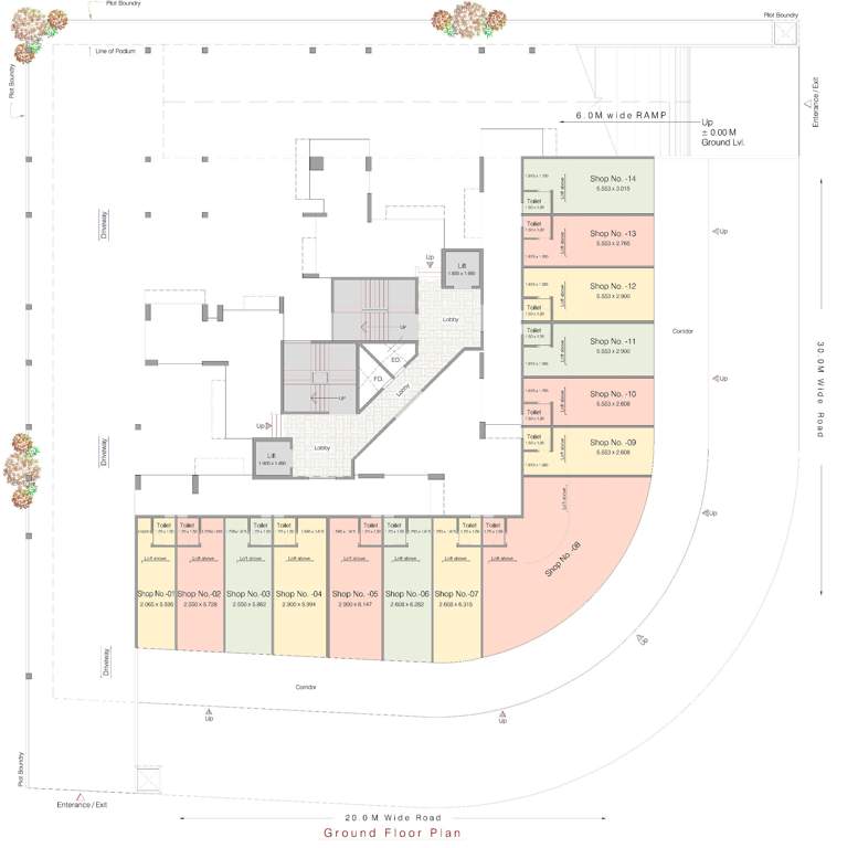 Images for Cluster Plan of Om Sai Heights Apartment