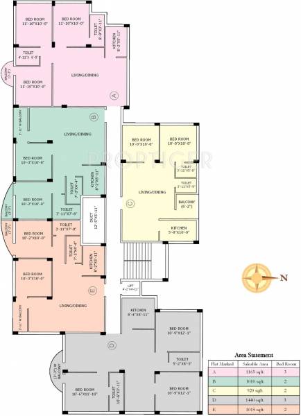 Images for Cluster Plan of Jain Group Dream Apartments