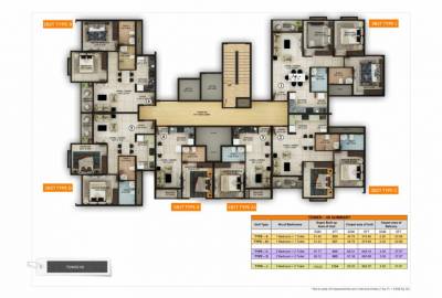  sattva-misty-charm Tower 2 Cluster Plan