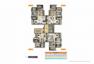  sattva-misty-charm Tower 3 Cluster Plan