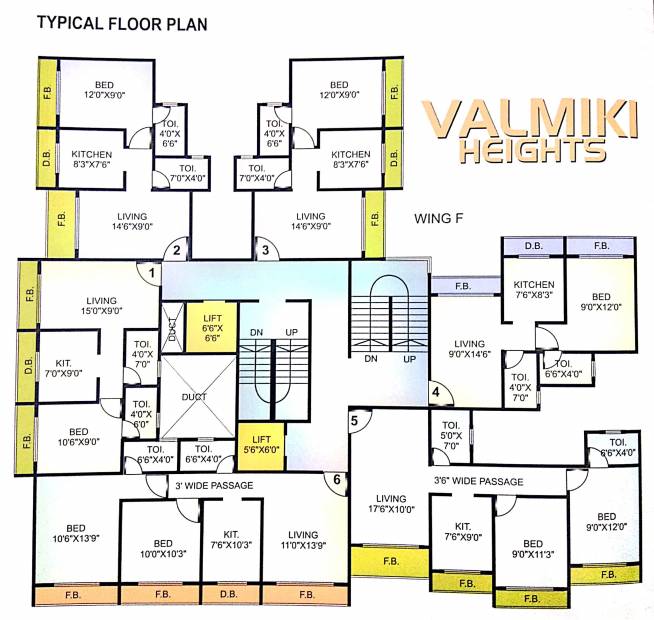 Images for Cluster Plan of Future Valmiki Heights Apartment