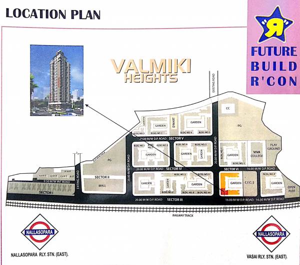 Images for Location Plan of Future Valmiki Heights Apartment