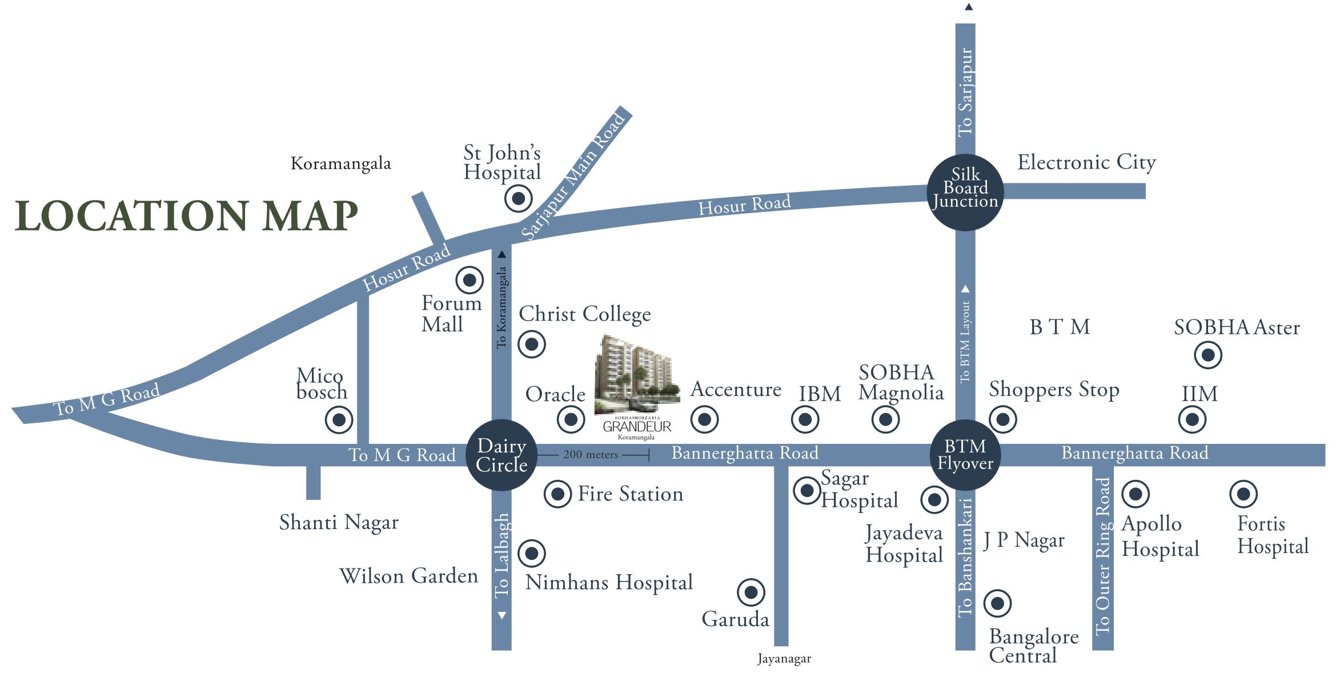 Images for Location Plan of Sobha Morzaria Grandeur II