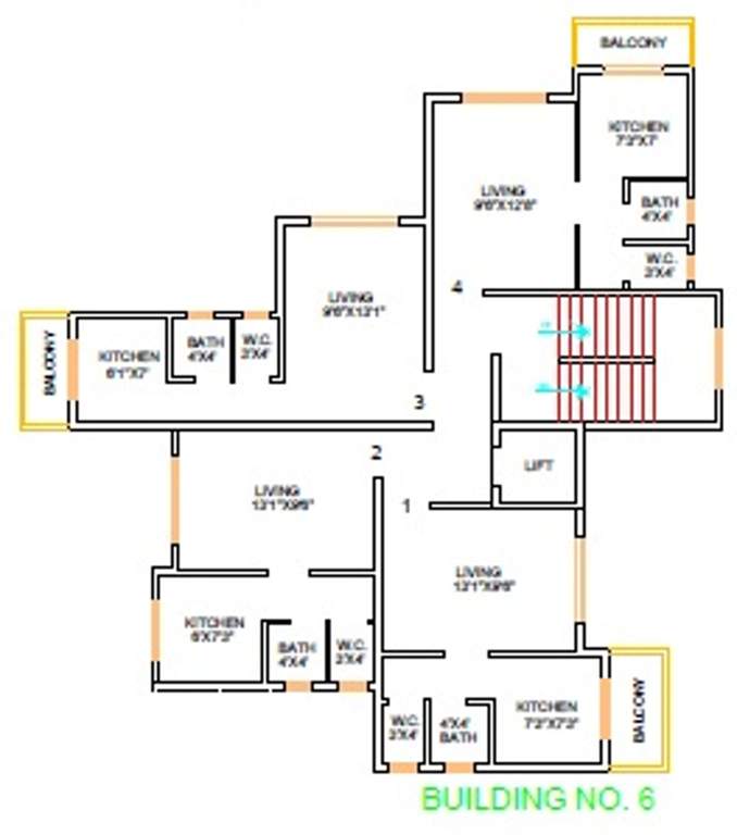 Images for Cluster Plan of Space Prakriti Sparsh Building No 1 To 6