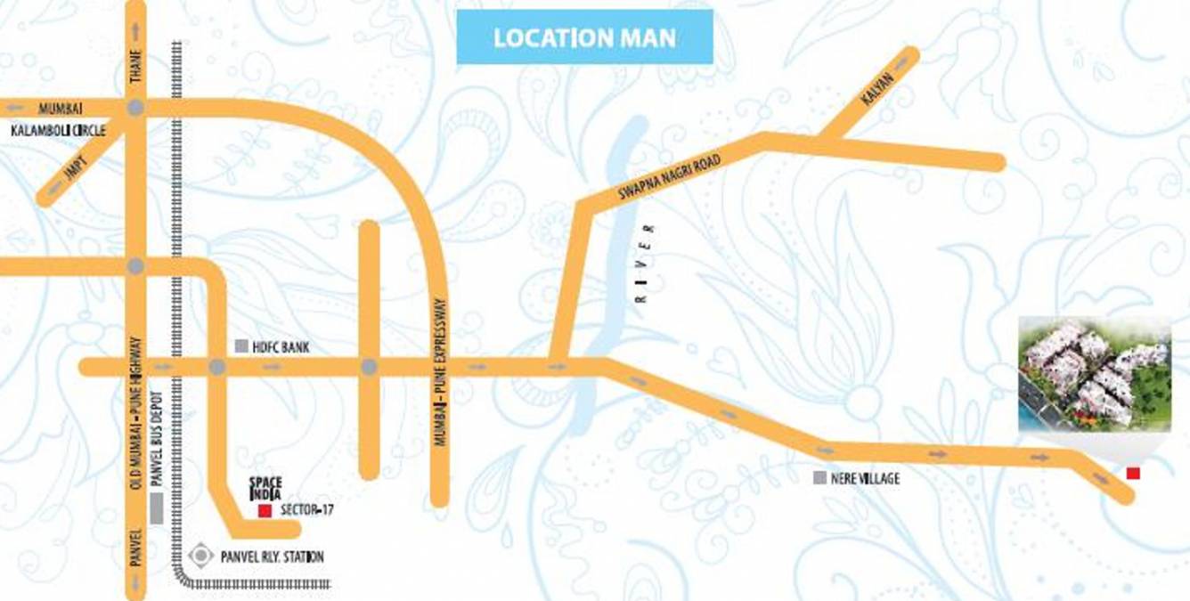 Images for Location Plan of Space Prakriti Sparsh Building No 1 To 6