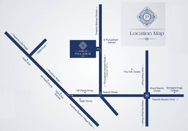 Images for Location Plan of Prakruti Palladium Apartment