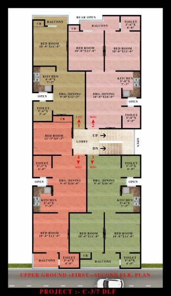  homes Vaishno Homes Cluster Plan