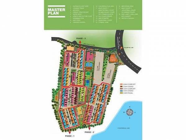 masterPlan of Provident Manhattan Pods And Condos