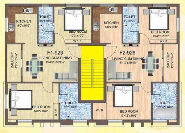  lotus First Floor Plan