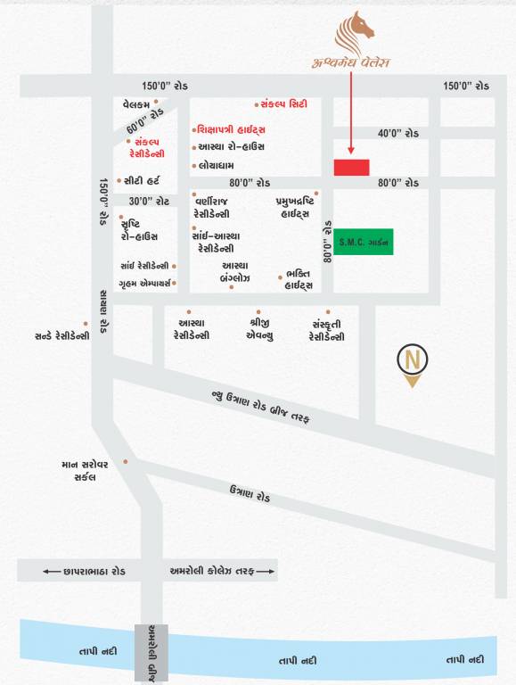 Images for Location Plan of Vivan Ashwamegh Palace