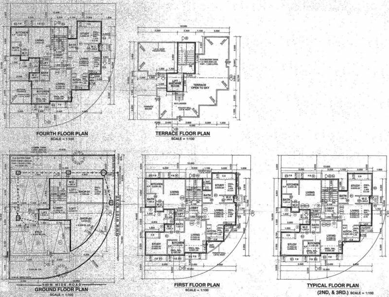  vaishnavi Vaishnavi Cluster Plan for Typical Floor