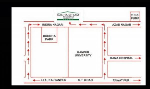  kanha-shyam-residency Location Plan