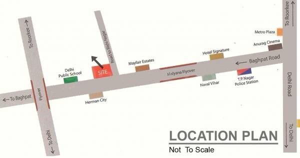  shyam-apartment Location Plan