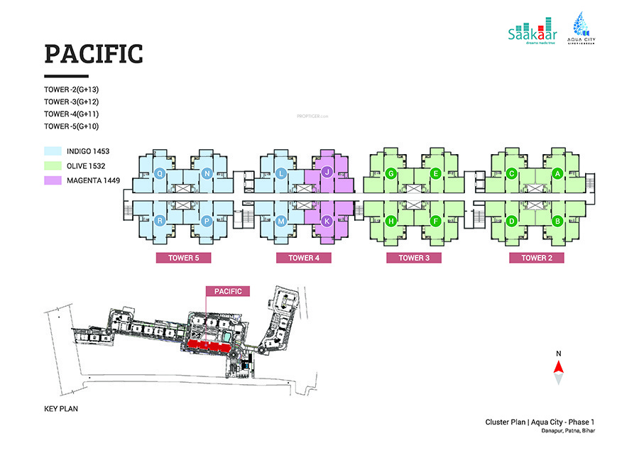  aqua city Tower 6 Cluster Plan