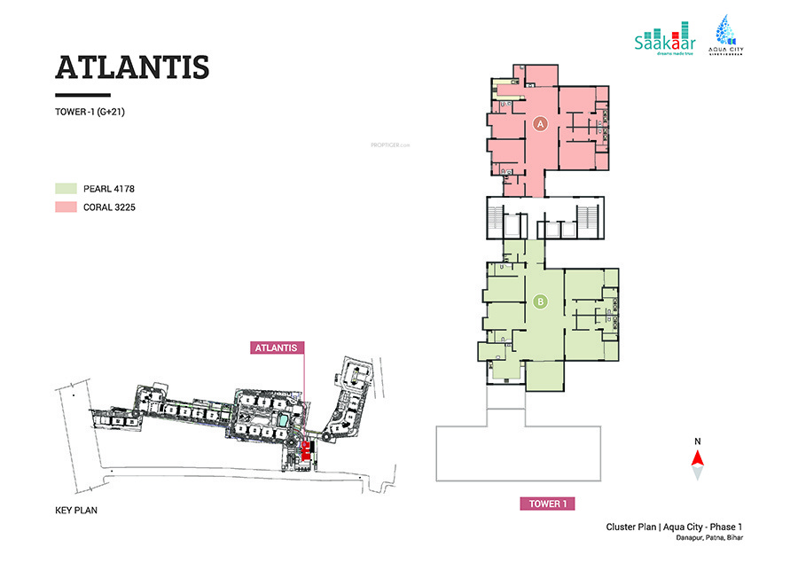  aqua city Tower 7 Cluster Plan