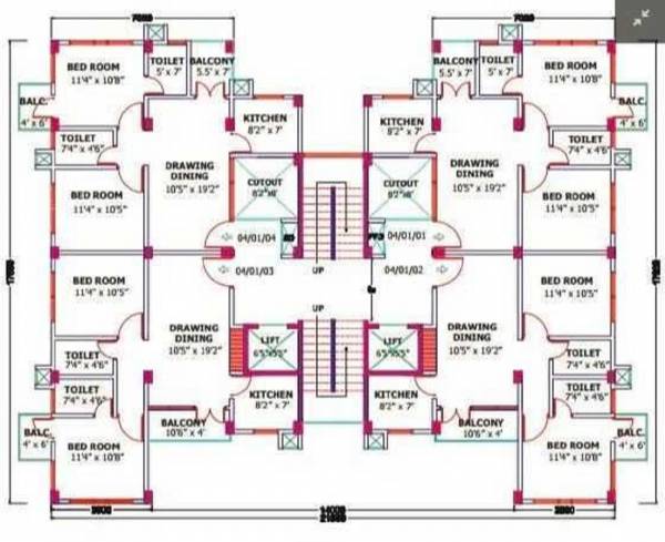  pushpanjali Cluster Plan