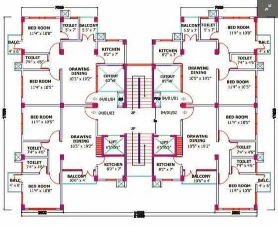 pushpanjali Cluster Plan