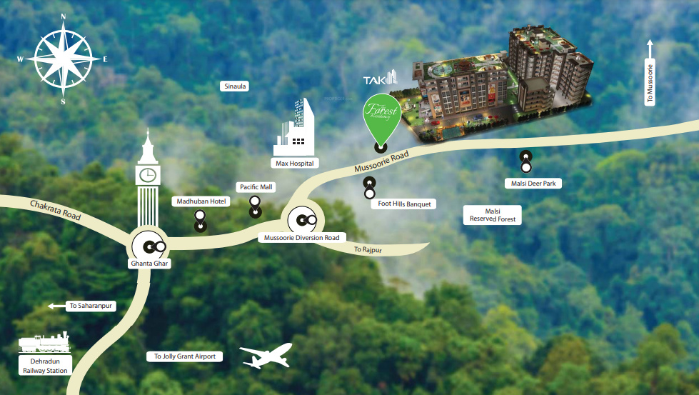  forest residency Location Plan