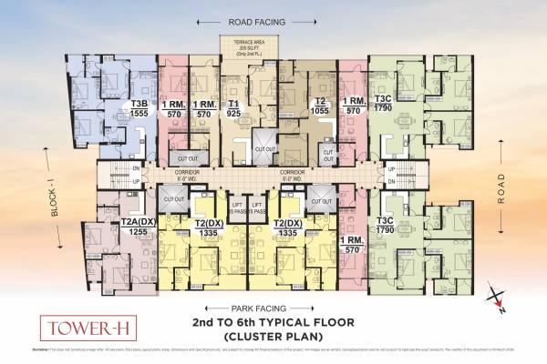  amrit-aarogyam Tower 1 Cluster Plan