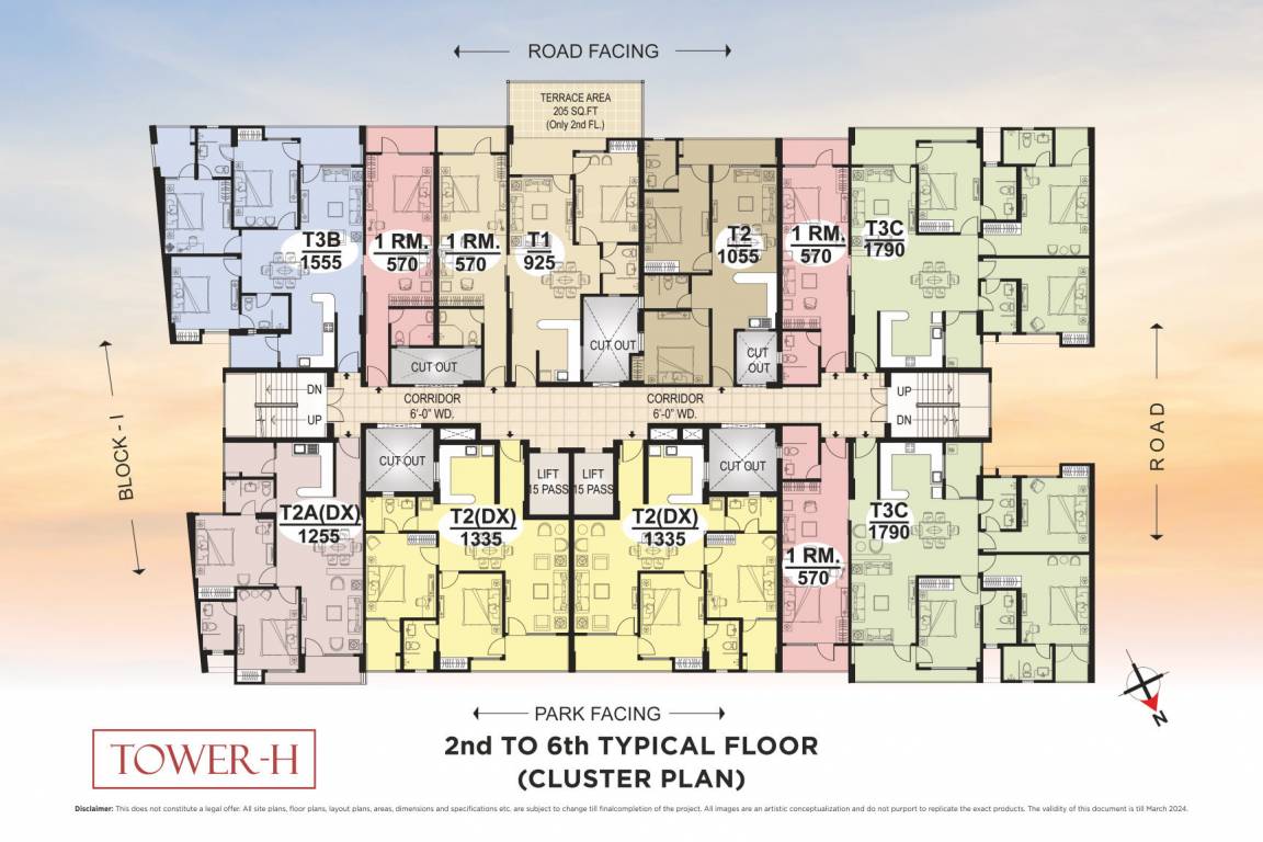  amrit aarogyam Tower 1 Cluster Plan