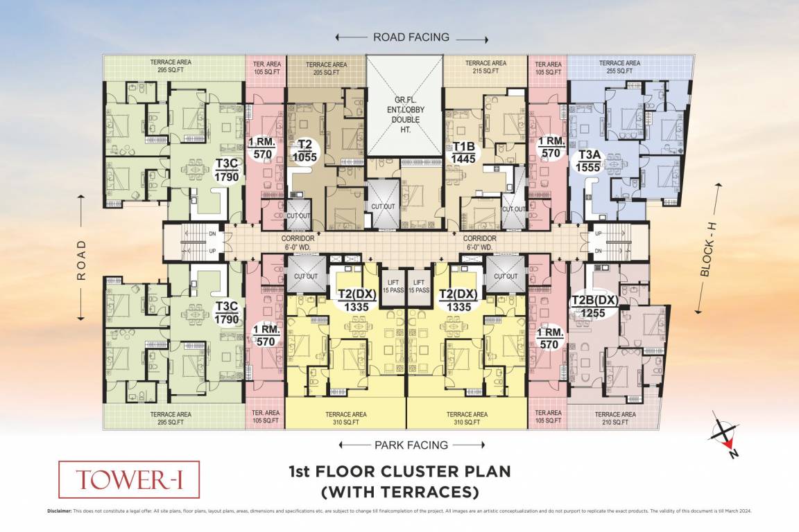  amrit aarogyam Tower 1 Cluster Plan