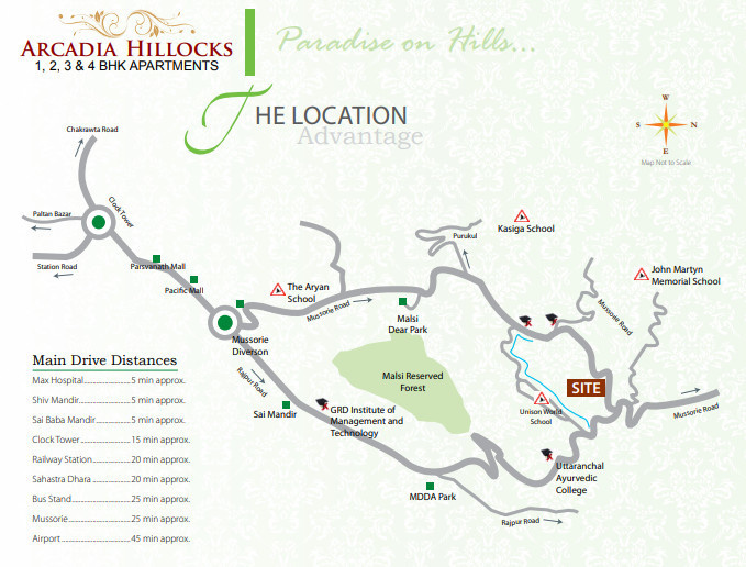  arcadia hillocks Location Plan