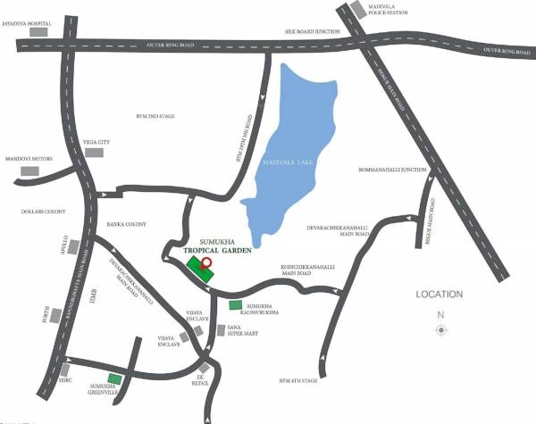 Images for Location Plan of Sumukha Tropical Garden