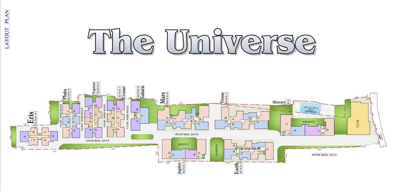  universe Layout Plan