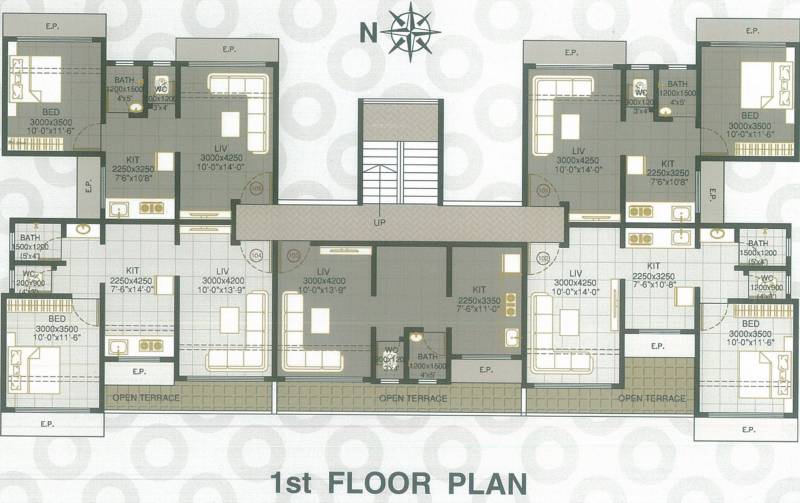 Images for Cluster Plan of Siddhivinayak Riddhi Siddhi Apartment