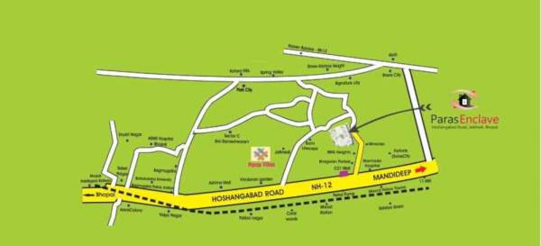  swastik-paras-enclave Location Plan