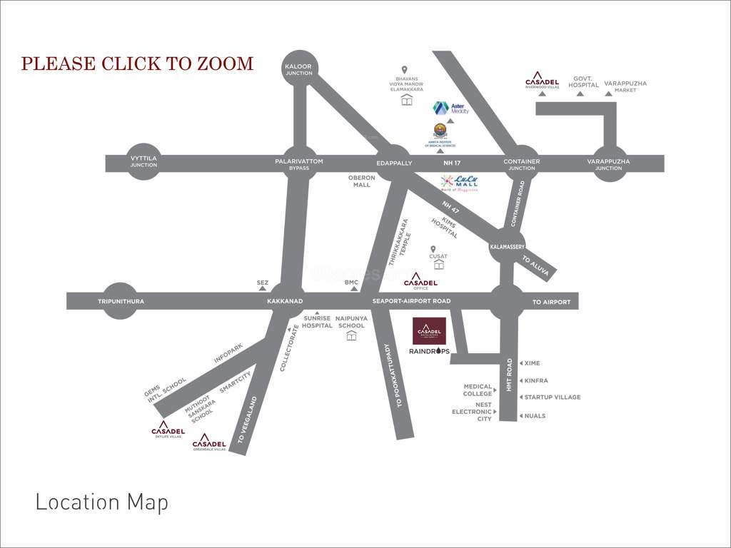  raindrops Location Plan