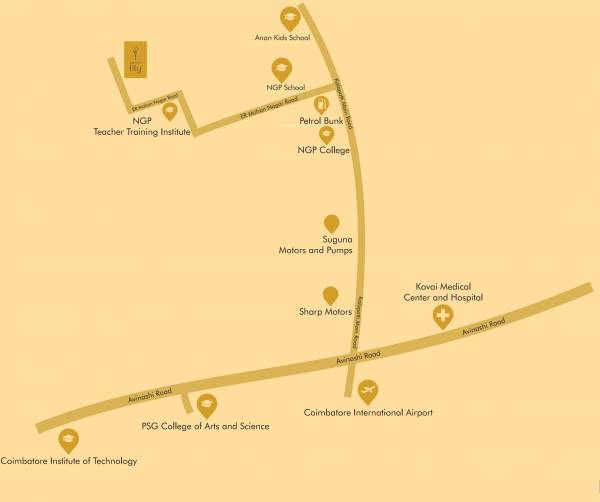 Images for Location Plan of Sakthi Arum Lily Villa