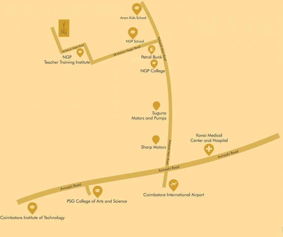 Images for Location Plan of Sakthi Arum Lily Villa