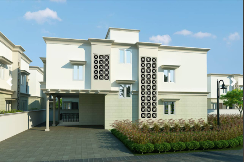  arum lily villa Elevation