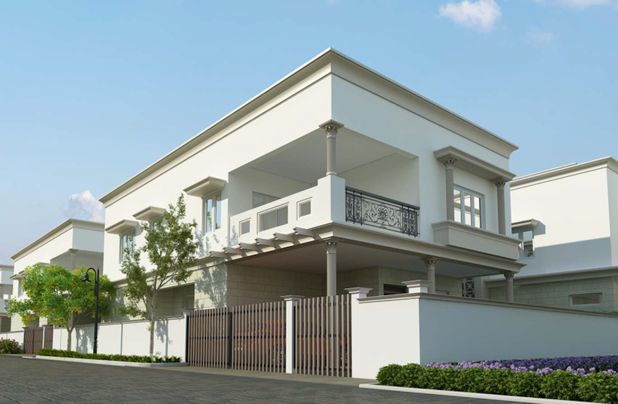  arum lily villa Elevation