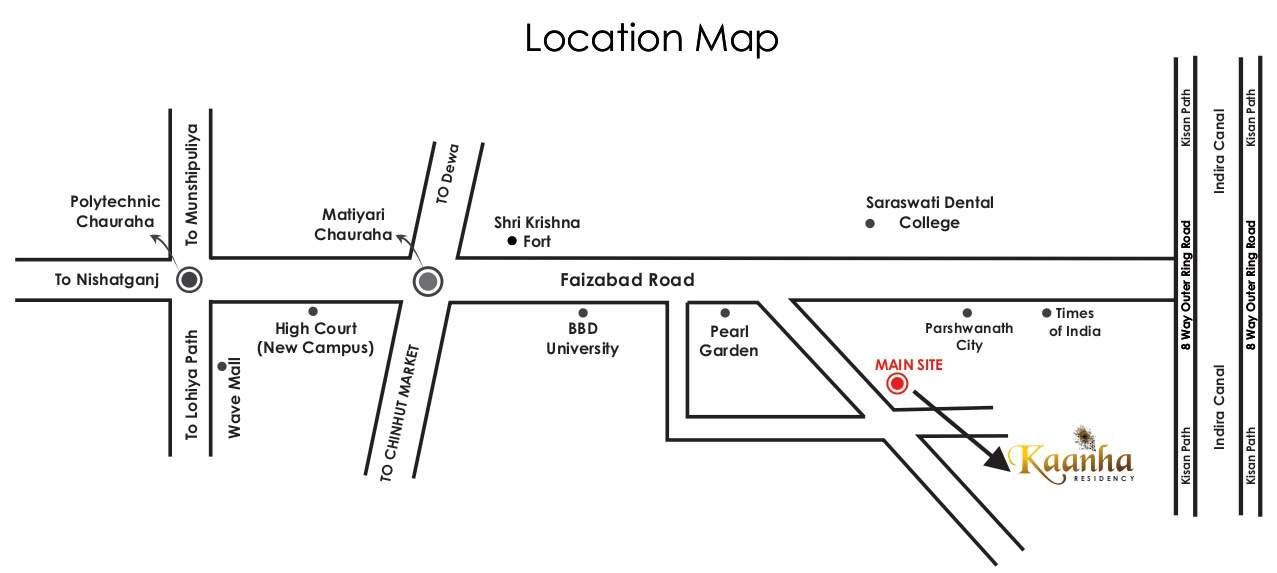  kaanha residency Location Plan