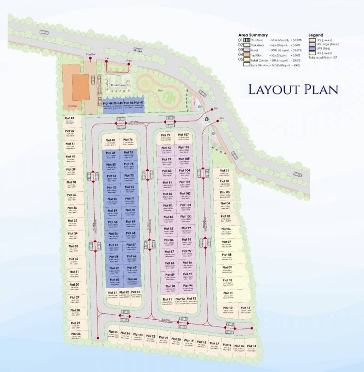Images for Layout Plan of Triveni Kingdom Of Heaven