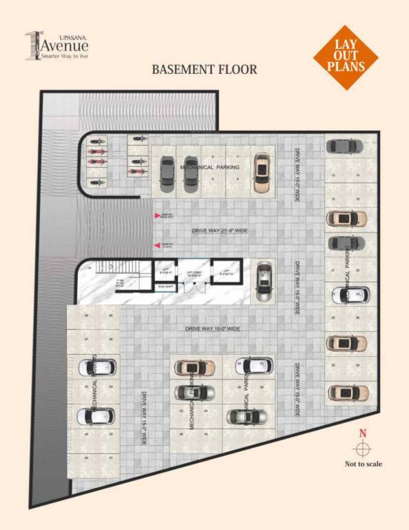  first avenue Upasana First Avenue Cluster Plan