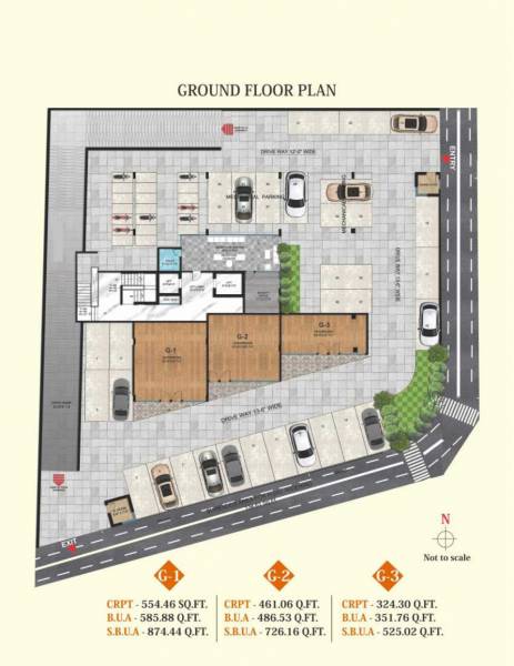  first-avenue Upasana First Avenue Cluster Plan