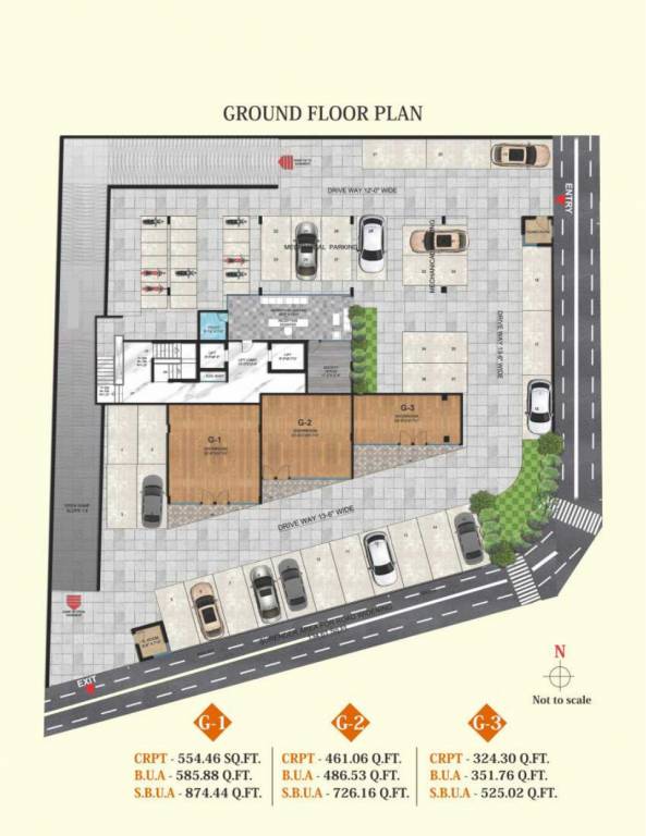 first avenue Upasana First Avenue Cluster Plan