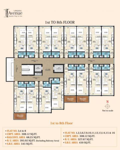  first-avenue Upasana First Avenue Cluster Plan