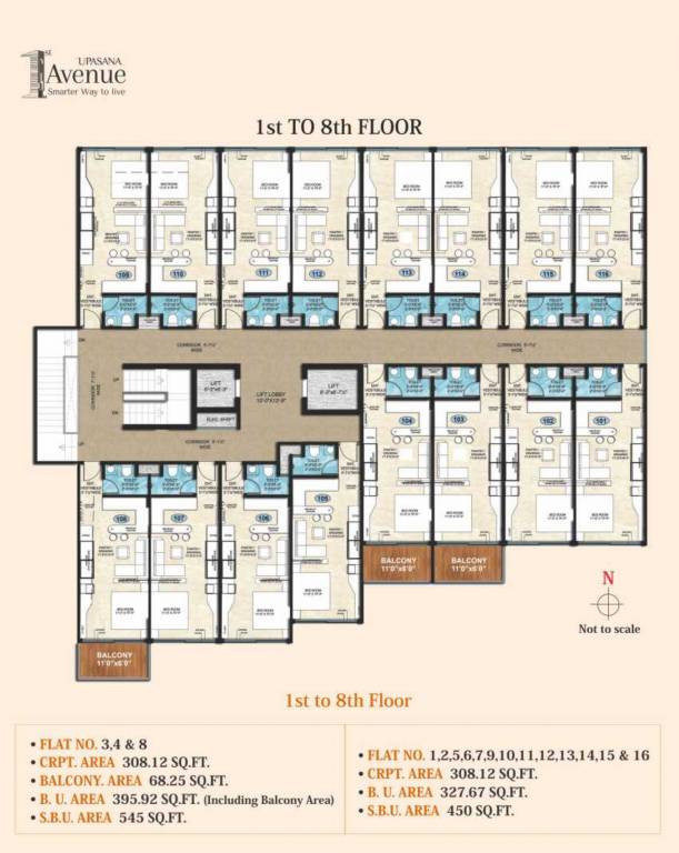  first avenue Upasana First Avenue Cluster Plan