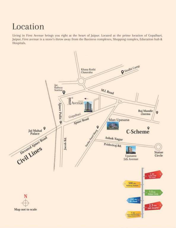  first avenue Location Plan