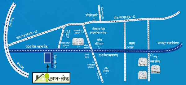  swapnalok Location Plan