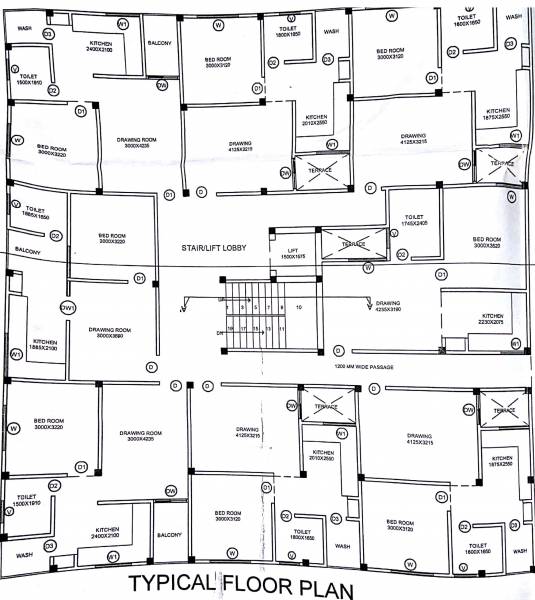 Images for Cluster Plan of MM Sai Kripa Apartment