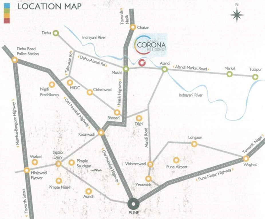 Images for Location Plan of Excel Corona Residency